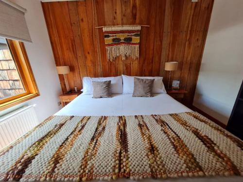 Cama ou camas em um quarto em Patagonia Route B&B