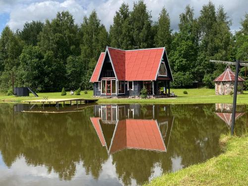 Naturlandskap nära semesterhuset