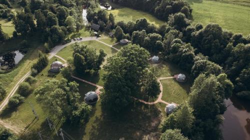 Landskap nær ferieboligen