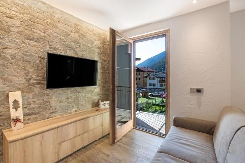 Televizors / izklaižu centrs naktsmītnē Casa Cecilia tra Bormio e Livigno