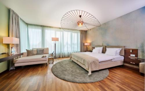 Ліжко або ліжка в номері Asam Hotel