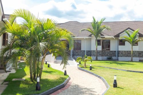 A garden outside Rock Hyrax Hotel