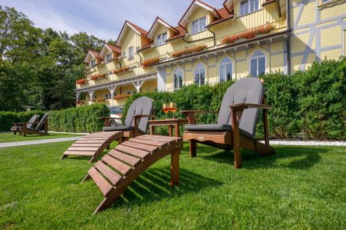 Градина пред Boutiquehotel Schloßpalais