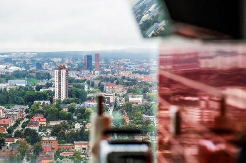 Miesto panorama iš apartamentų arba bendras vaizdas Klaipėdoje