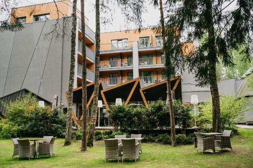 Garden sa labas ng SPA VILNIUS Anykščiai