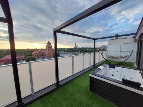 Balkon ili terasa u objektu Sunset Apartament