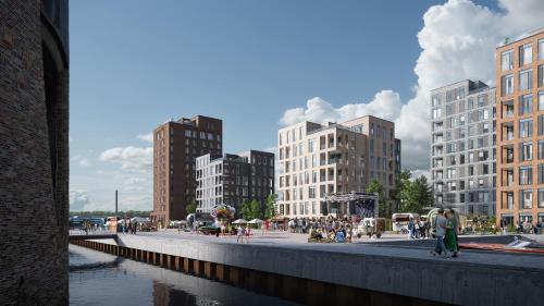 A general view of Vejle or a view of the city taken from a szállodákat