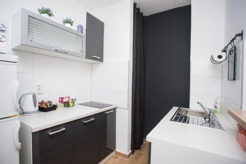 Dapur atau dapur kecil di Apartman Lariva