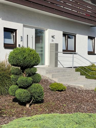 Um jardim em xxl Apartment Sinsheim