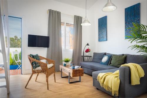 A seating area at Apartamento Aljarafe