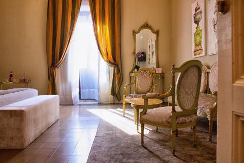 B&B Palazzo Cerami पर बैठने की जगह