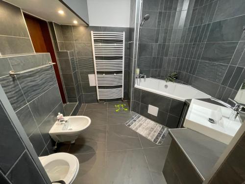 Stylové apartmánky tesisinde bir banyo