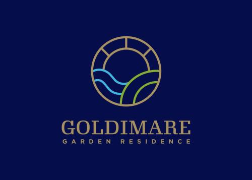 Et logo, certifikat, skilt eller en pris der bliver vist frem på GOLDIMARE GARDEN RESIDENCE