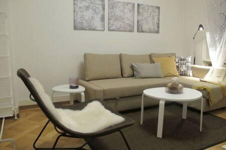 Oleskelutila majoituspaikassa Zurich Furnished Apartments