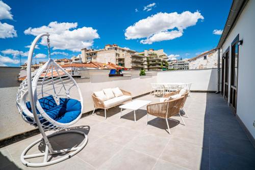 Balkon ili terasa u objektu Smartr Madrid Gran Via Apartments