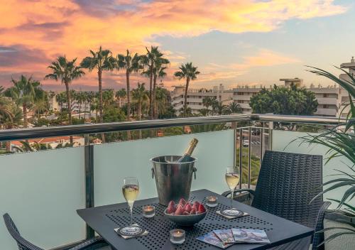 A balcony or terrace at Axel Beach Maspalomas - Adults Only