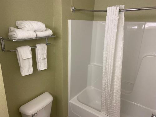 Um banheiro em White River Inn & Suites