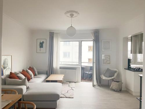 Χώρος καθιστικού στο An cosy apartment near CPH airport