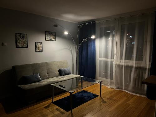 Apartament z widokiem na Spodek休息區