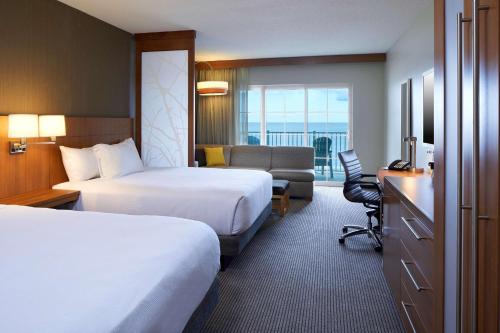 Posteľ alebo postele v izbe v ubytovaní Hyatt Place Ocean City Oceanfront