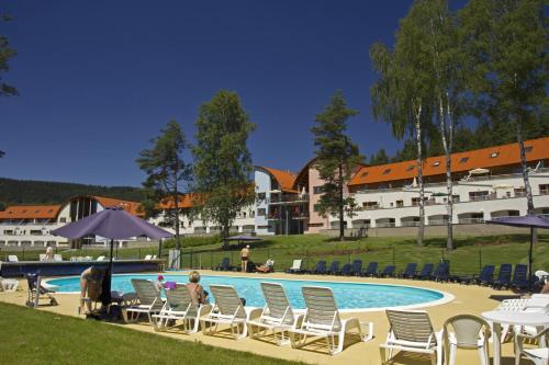 The swimming pool at or close to Lipno Lake Resort