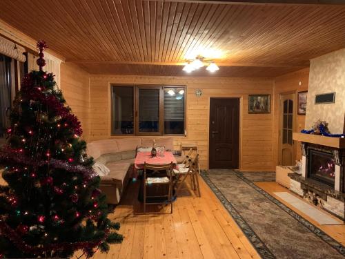 Istumisnurk majutusasutuses Chalet TysaBorkut