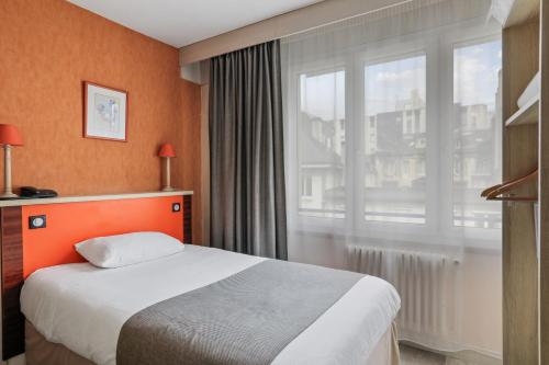 Krevet ili kreveti u jedinici u okviru objekta Urban Style hotel de l'Europe