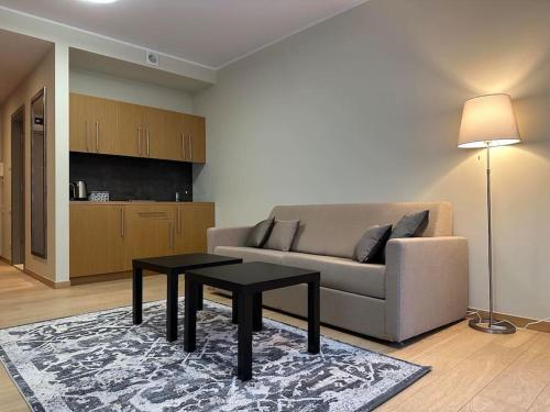 Lodge Euphoria Apartment tesisinde bir oturma alanı