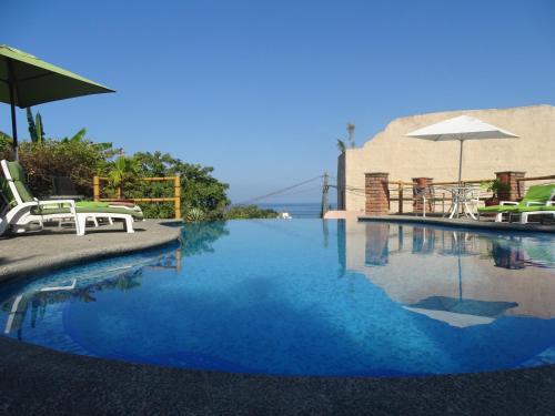 Swimmingpoolen hos eller tæt på Villas Vista Suites Sayulita