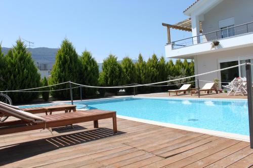 The swimming pool at or close to Alkistis Hotel