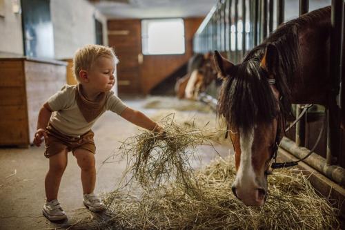 Niños alojados en Lerchs Landhotel