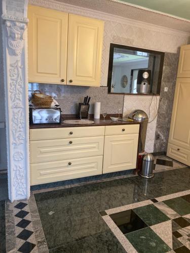 A kitchen or kitchenette at Villa in Walsrode