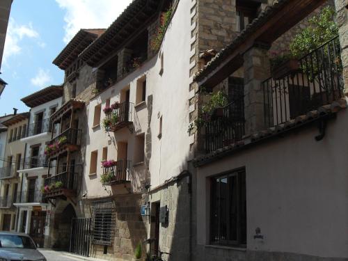 El edificio en el que está el hotel