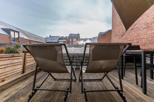 Balcone o terrazza di Ardenne BnB gîte urbain avec terrasse