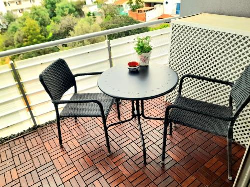 Balkon oz. terasa v nastanitvi SunHouse Room