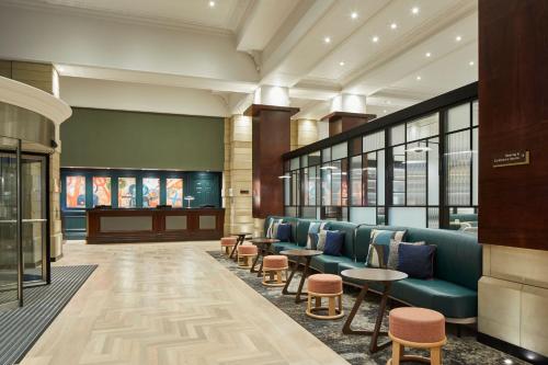 Khu vực ghế ngồi tại Leeds Marriott Hotel