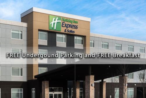 een ziekenhuis met een gratis ondergrondse parkeergarage en gratis ontbijt bij Holiday Inn Express & Suites - West Edmonton-Mall Area, an IHG Hotel in Edmonton