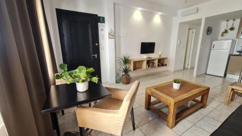 ครัวหรือมุมครัวของ TREBOL Apartamentos Benalmádena