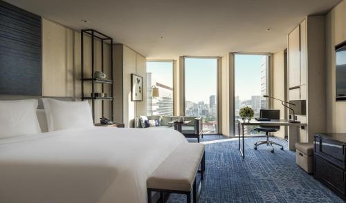 Krevet ili kreveti u jedinici u okviru objekta Four Seasons Hotel Seoul