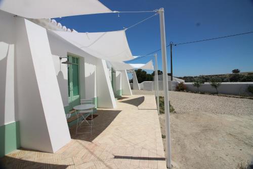 En balkon eller terrasse på Herdade de Alagães