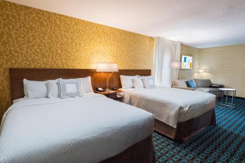 Krevet ili kreveti u jedinici u objektu Fairfield by Marriott Inn & Suites Uncasville Mohegan Sun Area