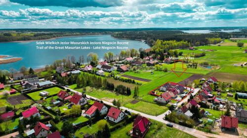 Naturlandskabet i nærheden af villaen