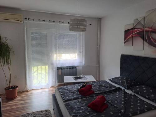 Krevet ili kreveti u jedinici u okviru objekta Studio apartman BF