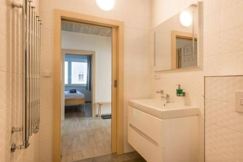 Apartmány Pstruží AP19 tesisinde bir banyo