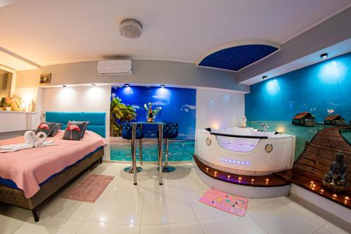 Легло или легла в стая в Jacuzzi Apartment Zen