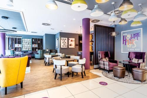 Et opholdsområde på Premier Inn Hamburg City Millerntor