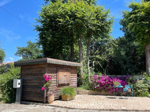 A garden outside Carpofoli Corfu