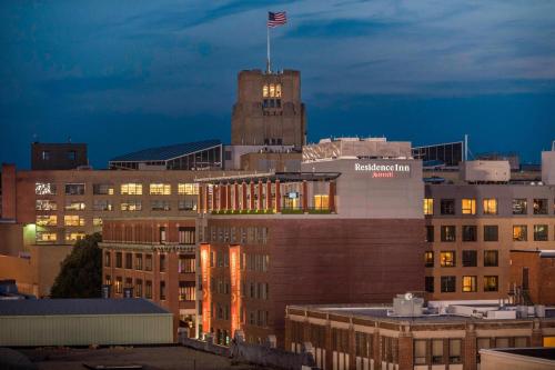 Utsikt over Boston, enten fra hotellet eller fra et annet sted