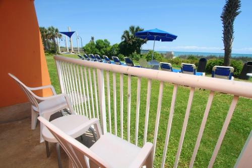 Bar Harbor tesisinde bir balkon veya teras