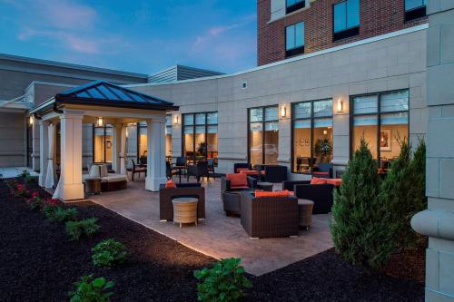 Un lugar para sentarse en Hilton Garden Inn Akron